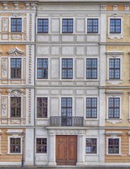 Fototapeta na wymiar Vintage house facade, Dresden, Saxony Germany