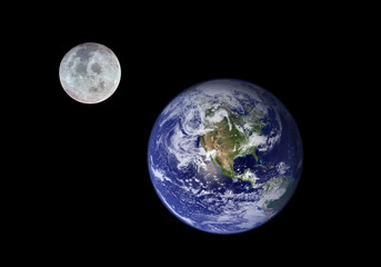 Earth and Moon
