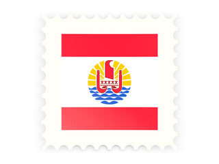 Obraz premium Postage stamp icon of french polynesia