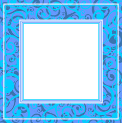 blue border