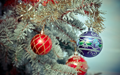 Fototapeta na wymiar Christmas Tree Branch