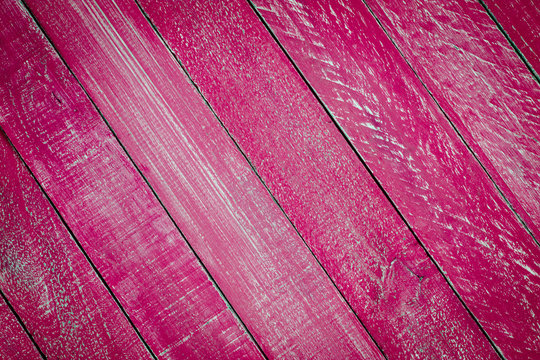 Close up pink wooden background