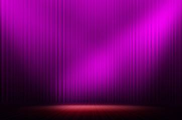 purple stage light as background