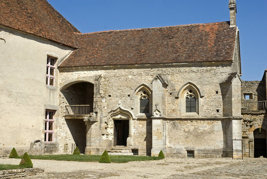 Chateau XIIe et XVe, Eguilly, 21, cote d'or