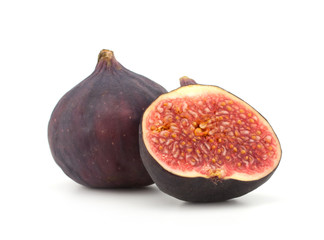 Fresh figs Fruits isolated on white background