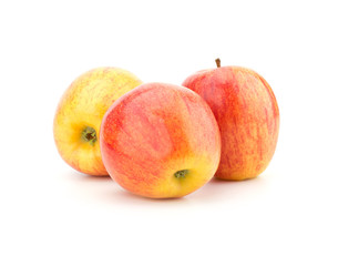 juicy apples isolated on white background