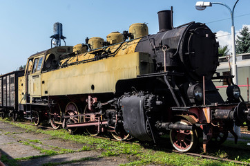 Fototapeta premium Old steam locomotive