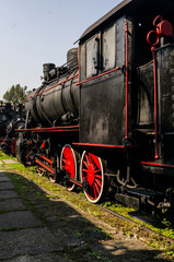 Old steam locomotive