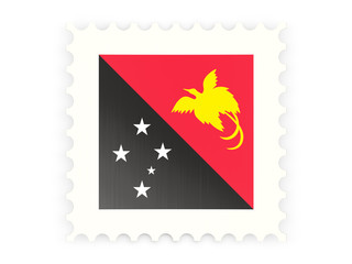 Postage stamp icon of papua new guinea