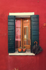 Burano. Venice. Window