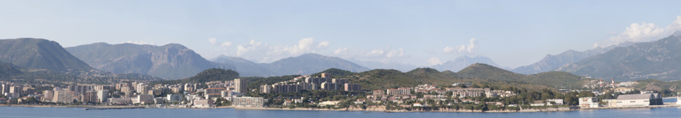 Fototapeta na wymiar Panoramica di Ajaccio