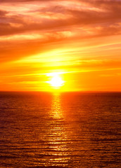 Burning Skies Evening Scene