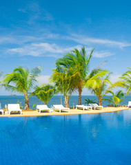 Fototapeta premium Resort Relaxation Holiday Lifestyle