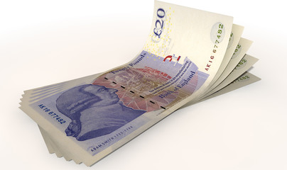 Pound Bank Notes Spread