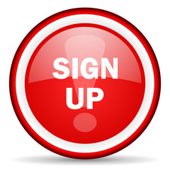 sign up web icon