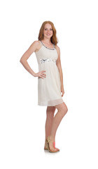 Young woman in fashion concept