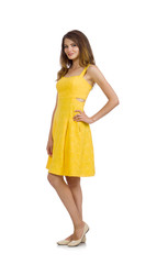 Young woman in fashion concept