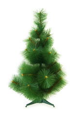 Christmas tree isolated on the white background