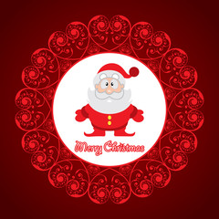 creative greeting card for christmas stock vector