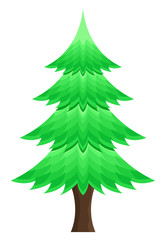 Creative Christmas Tree Design Art