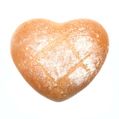 Brot in Herzform