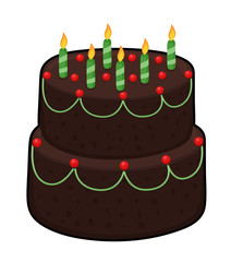 Chocolate Anniversary Cake