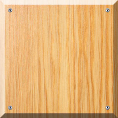 Namensschild aus Holz