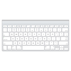 vector short aluminium computer keyboard