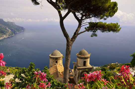 Ravello wybrzeże Amalfi