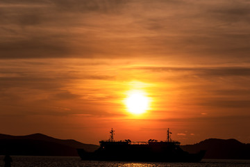 Obraz premium Sunset in Zadar