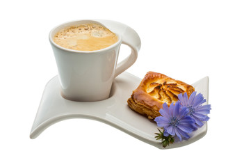 Coffee with pastry