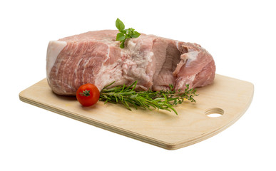 Raw pork meat