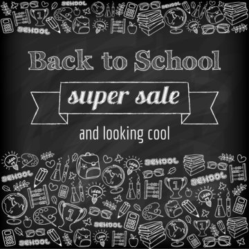 Doodle back to school super sale poster