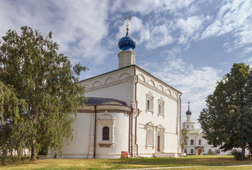 Fototapeta na wymiar Spaso-Preobrazhensky church in Ryazan city, Central Russia