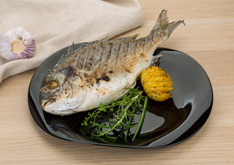 Grilled dorado