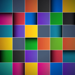 Color tiles, abstract background