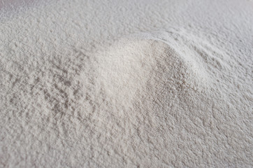 Fototapeta na wymiar slide of flour