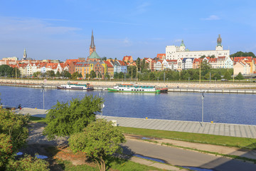 Szczecin | panorama | miasto | rzeka