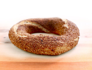 a Turkish bagel