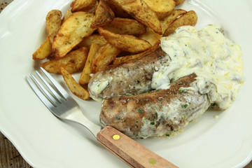 andouillettes à la crème