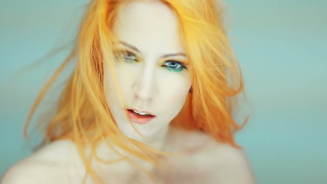 Beauty Portrait of Womans Face
