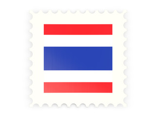 Postage stamp icon of thailand