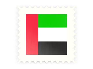 Postage stamp icon of united arab emirates