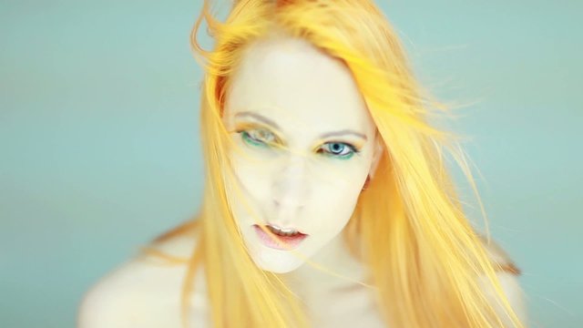 Beauty Portrait of Womans Face