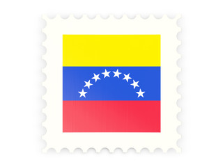 Postage stamp icon of venezuela