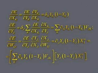 Mathematical formulas.