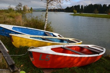 Boote zum Saisonende