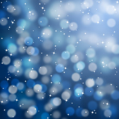 Obraz premium Abstract blue winter background