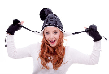 Smiling beautiful woman