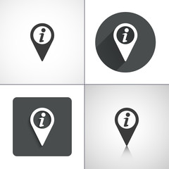 Information marker icons